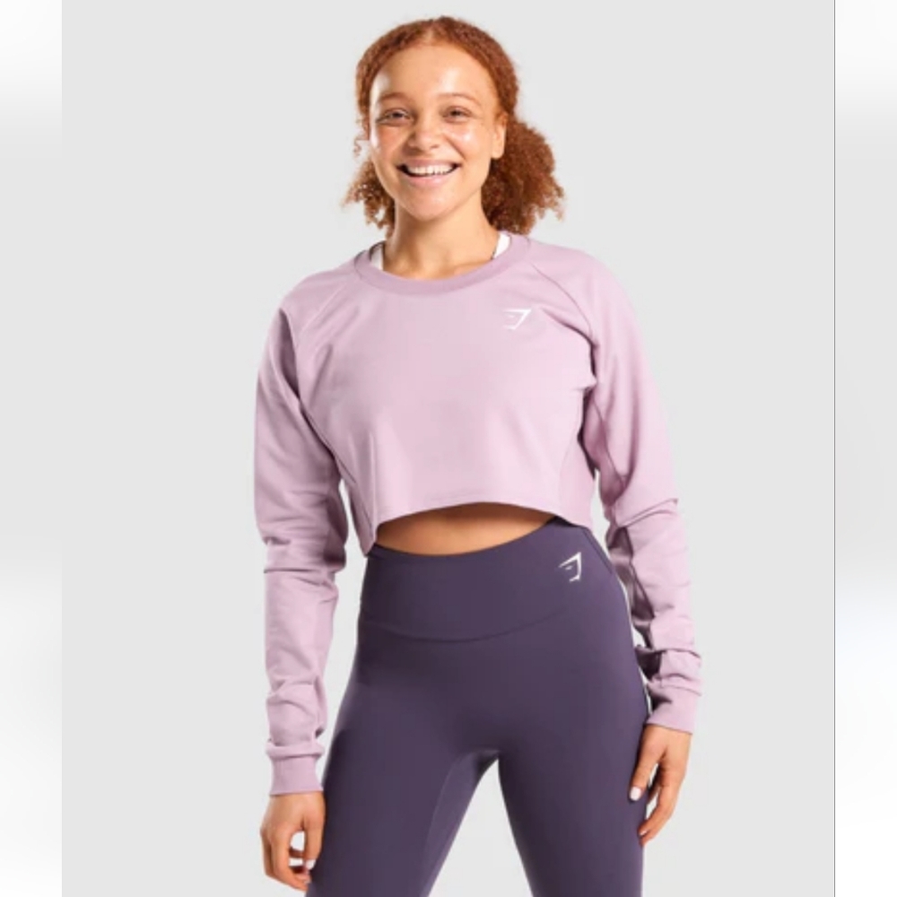 NWOT Gymshark Training Cropped Sweater Medium